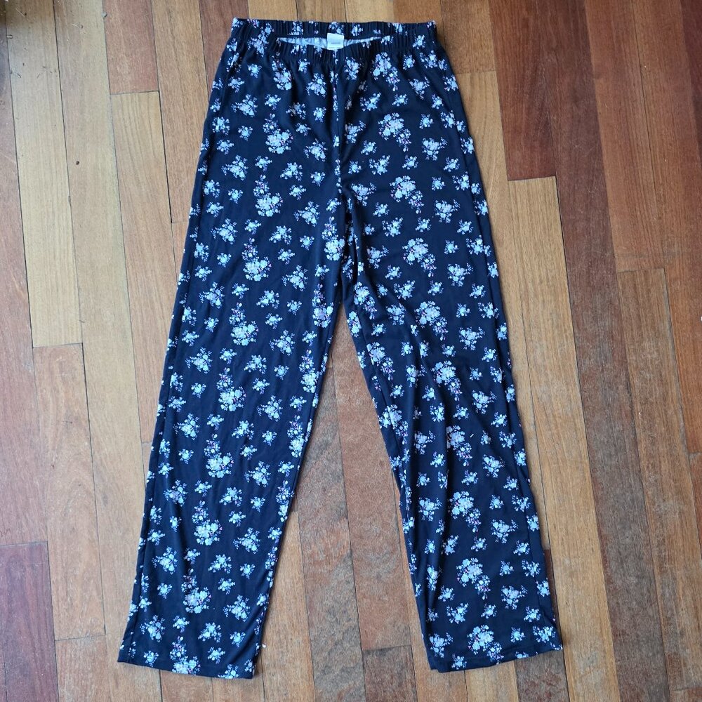 Fashion By Mirabeau Floral Pajama Botttoms Size Medium